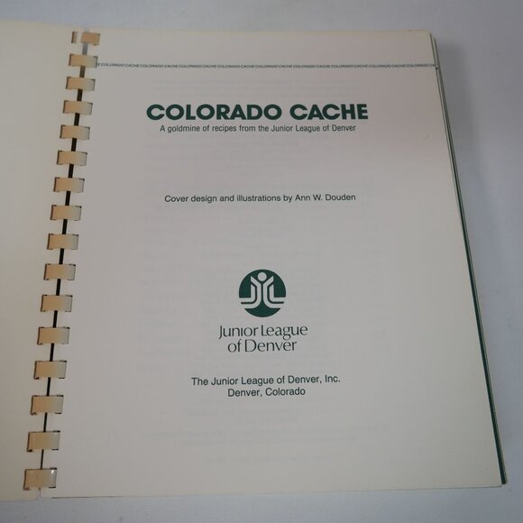 Colorado Cache Cookbook 10th Anniversary LE Recipes By Jr League Of Denver 1978 - Picture 3 of 5